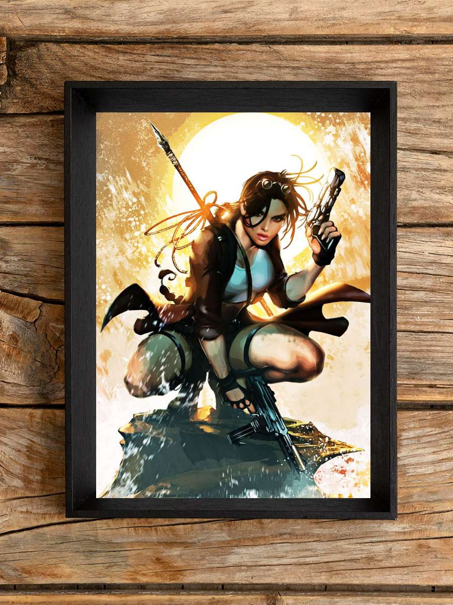 Tomb Raider Anime Poster Çerçevesiz Yüksek Kalite Anime Duvar Poster