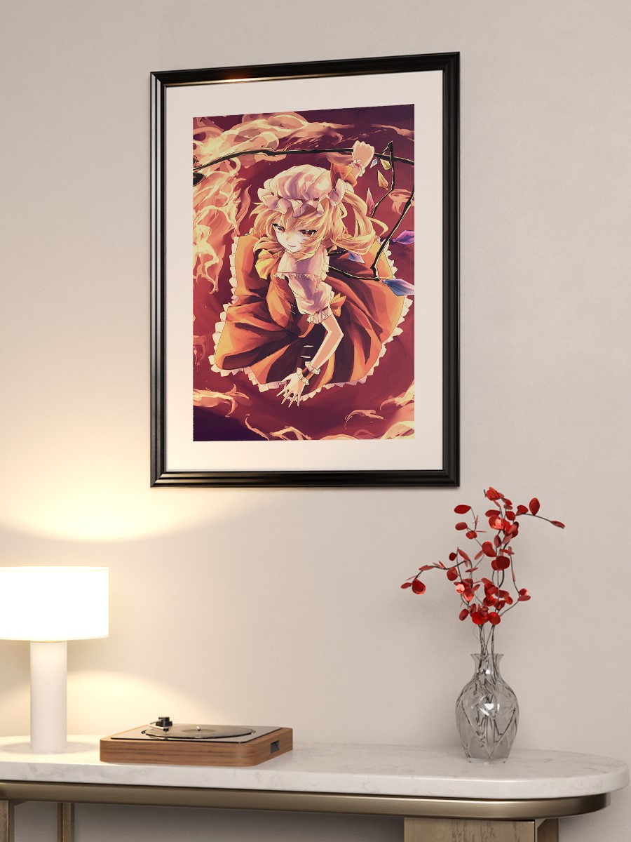 Touhou Anime Poster Çerçevesiz Yüksek Kalite Anime Duvar Poster
