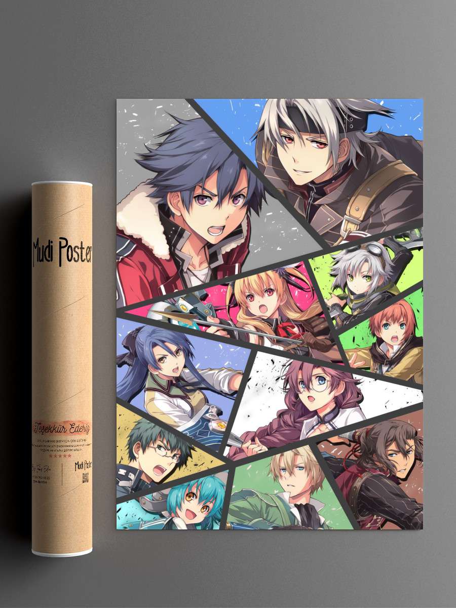 Trails of Cold Steel VII Anime Poster Çerçevesiz Yüksek Kalite Anime Duvar Poster