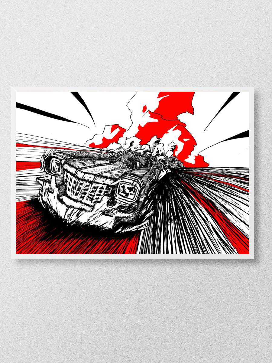 Trans Am 20000 WR Anime Poster Çerçevesiz Yüksek Kalite Anime Duvar Poster