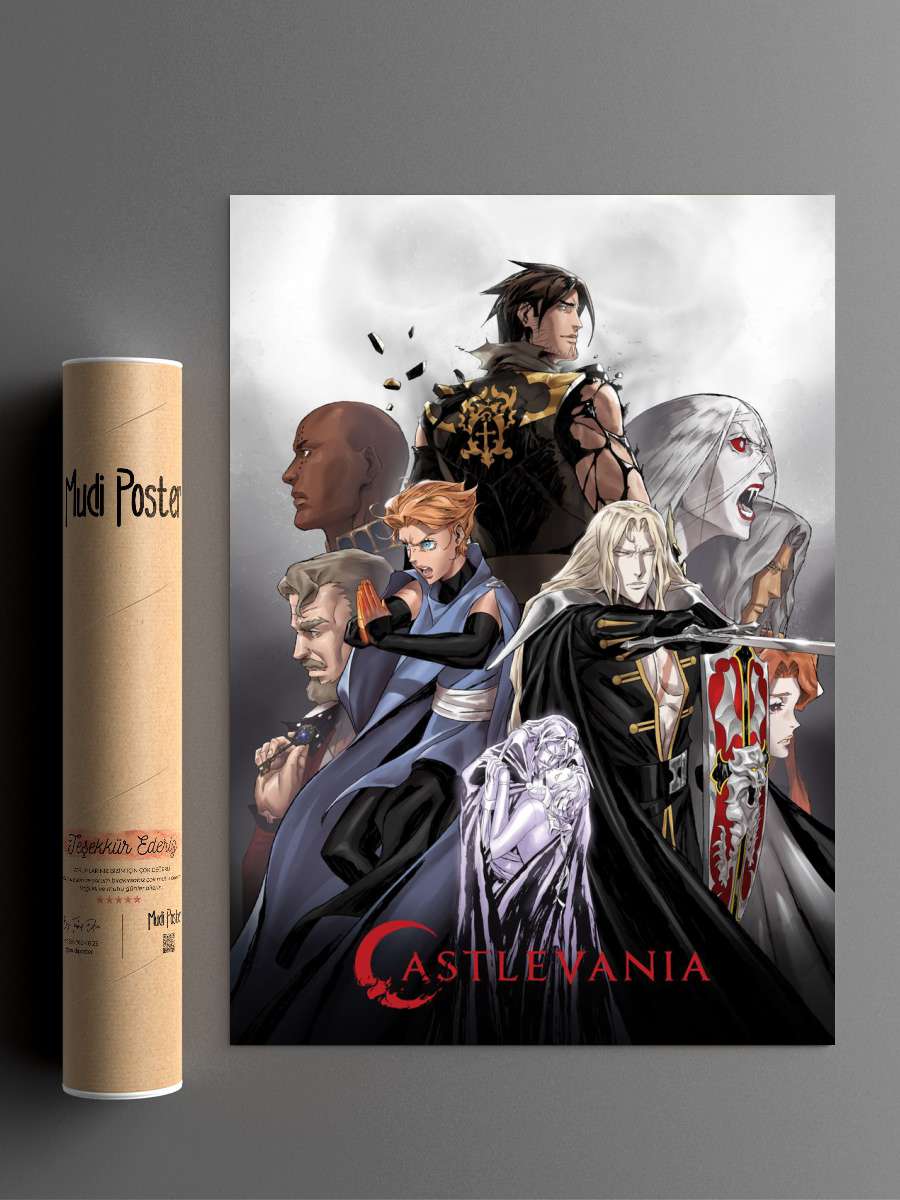 Trevor Belmont Anime Poster Çerçevesiz Yüksek Kalite Anime Duvar Poster