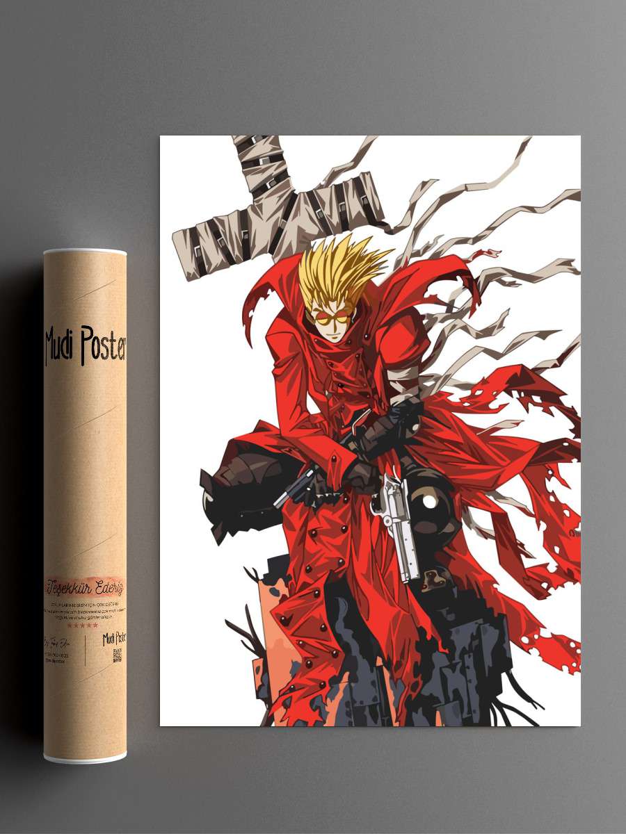 trigun Anime Poster Çerçevesiz Yüksek Kalite Anime Duvar Poster