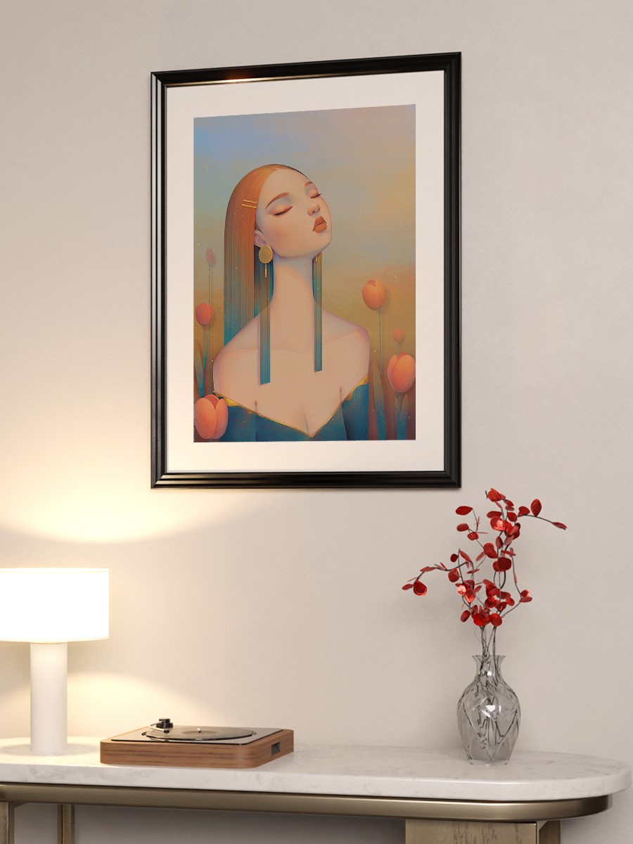 Tulip Anime Poster Çerçevesiz Yüksek Kalite Anime Duvar Poster