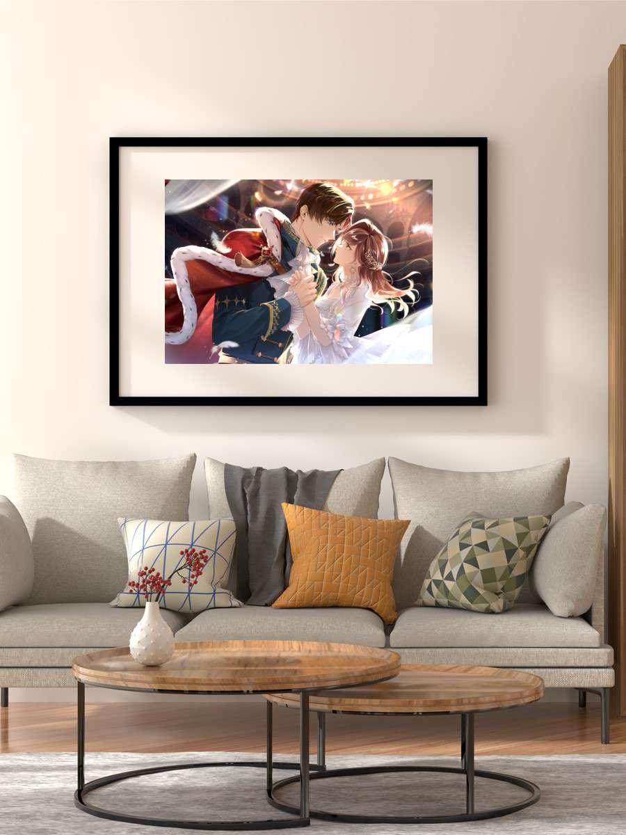 Two Hearts as One Anime Poster Çerçevesiz Yüksek Kalite Anime Duvar Poster
