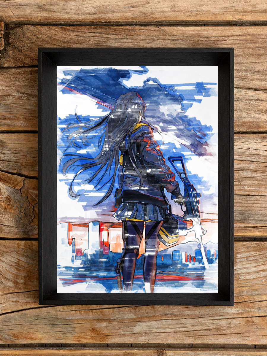 UMP45 Girl Frontline Anime Poster Çerçevesiz Yüksek Kalite Anime Duvar Poster