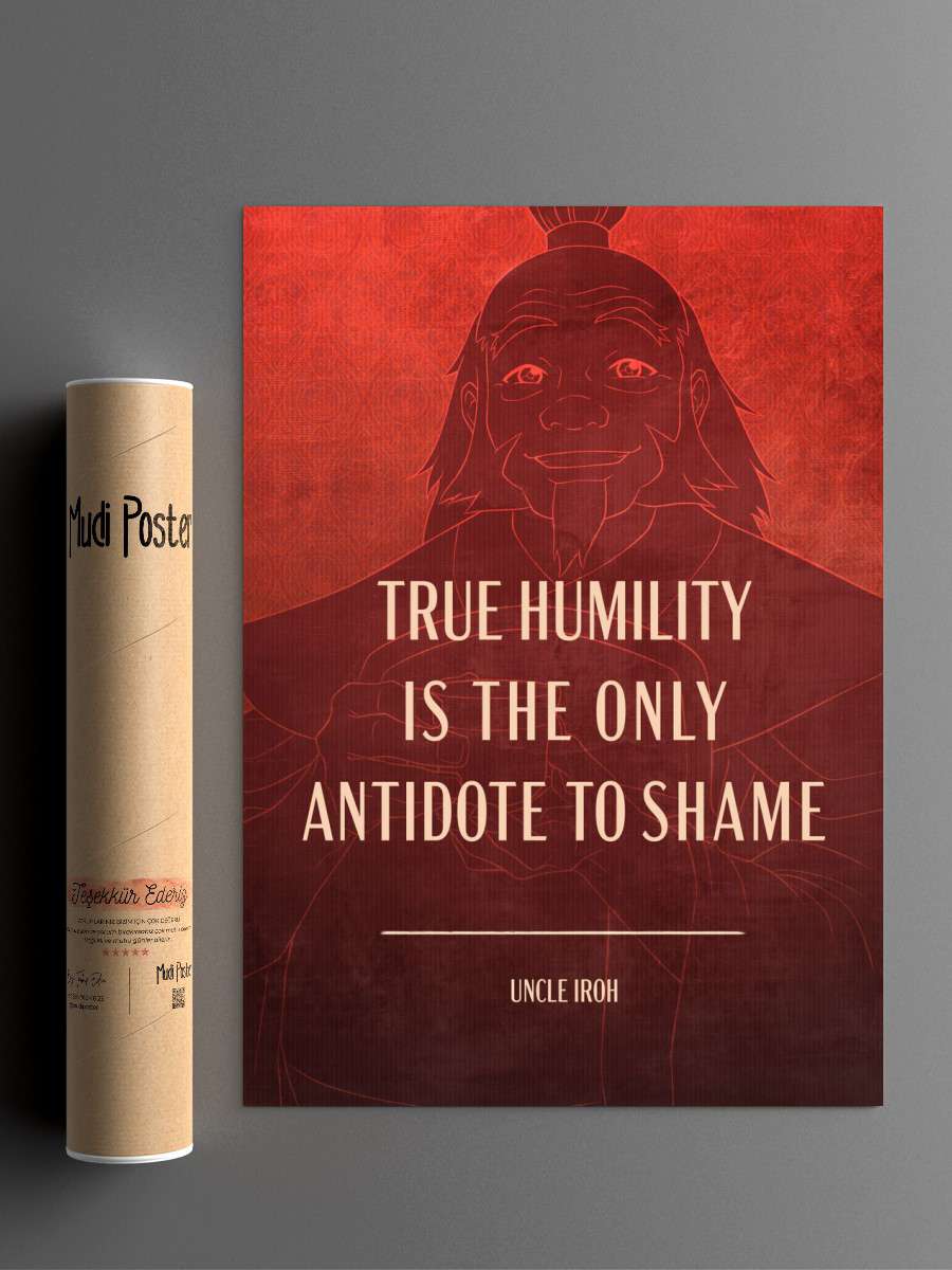 Uncle Iroh Quote Anime Poster Çerçevesiz Yüksek Kalite Anime Duvar Poster