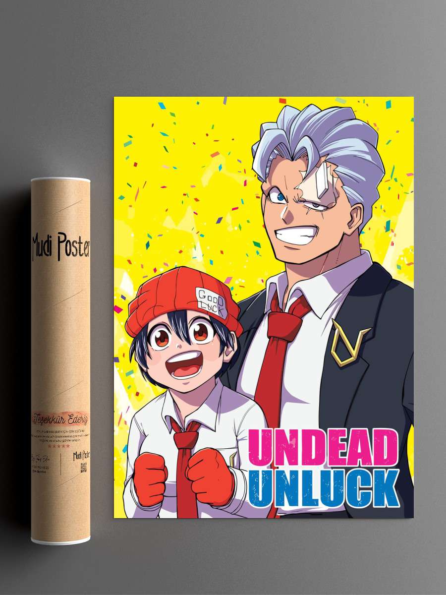 Undead unluck Anime Poster Çerçevesiz Yüksek Kalite Anime Duvar Poster