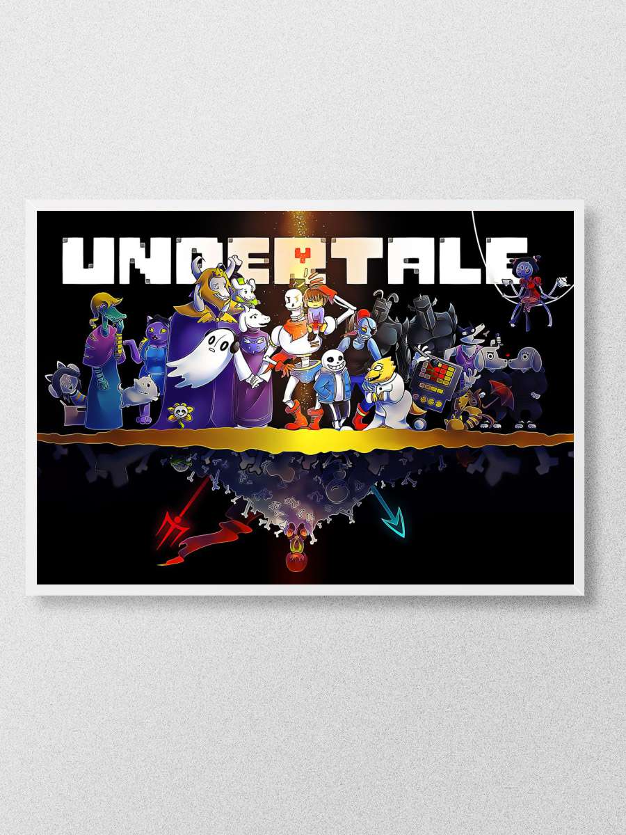 Undertale Anime Poster Çerçevesiz Yüksek Kalite Anime Duvar Poster