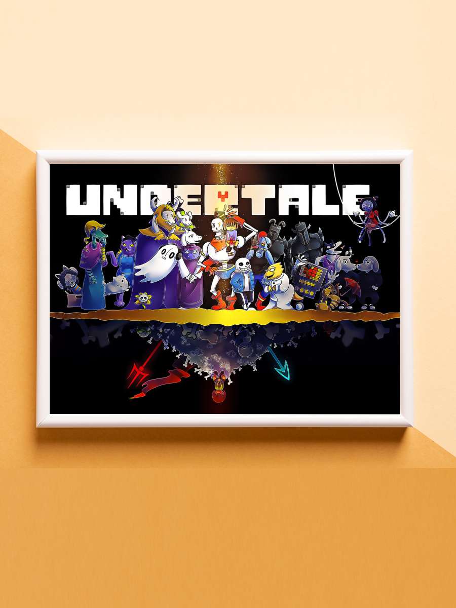 Undertale Anime Poster Çerçevesiz Yüksek Kalite Anime Duvar Poster
