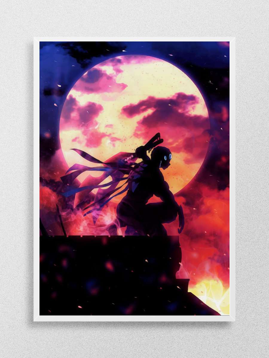Uzui Tengen Demon Slayer Anime Poster Çerçevesiz Yüksek Kalite Anime Duvar Poster