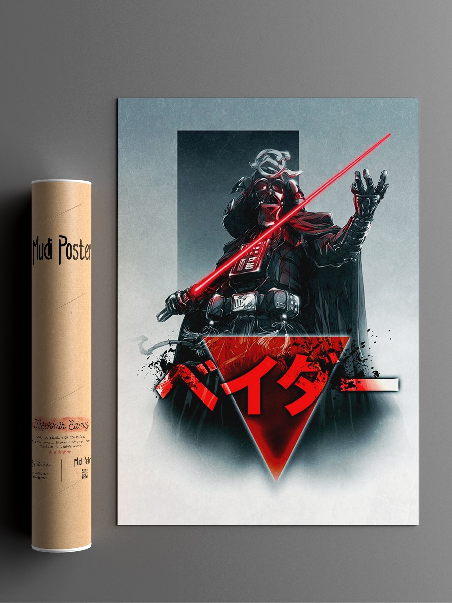 Vader Anime Poster Çerçevesiz Yüksek Kalite Anime Duvar Poster