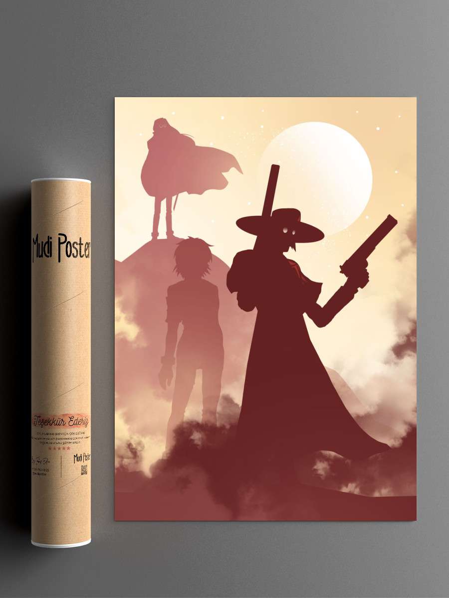 Vampire Hunters Anime Poster Çerçevesiz Yüksek Kalite Anime Duvar Poster