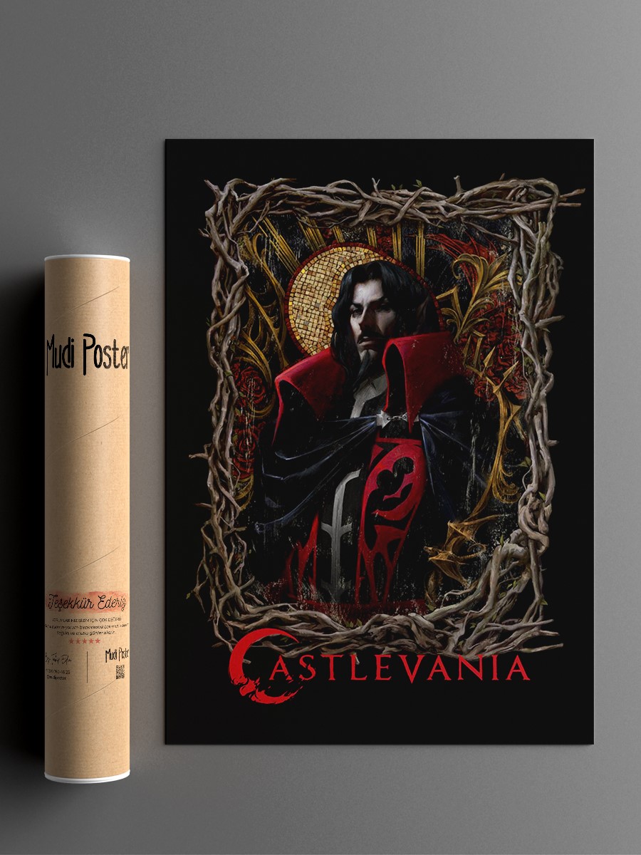 Vampire Portrait Anime Poster Çerçevesiz Yüksek Kalite Anime Duvar Poster