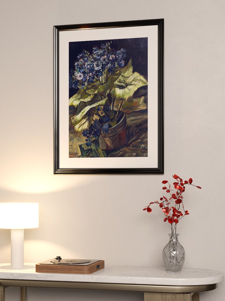 Van Gogh Cineraria  Tablo Sanatsal Ünlü Ressam Poster Çerçevesiz Yüksek Kalite Poster