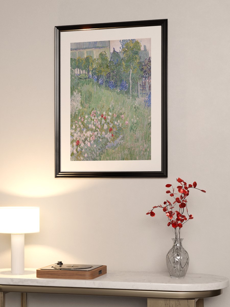 Van Gogh Daubigny Garden Tablo Sanatsal Ünlü Ressam Poster Çerçevesiz Yüksek Kalite Poster