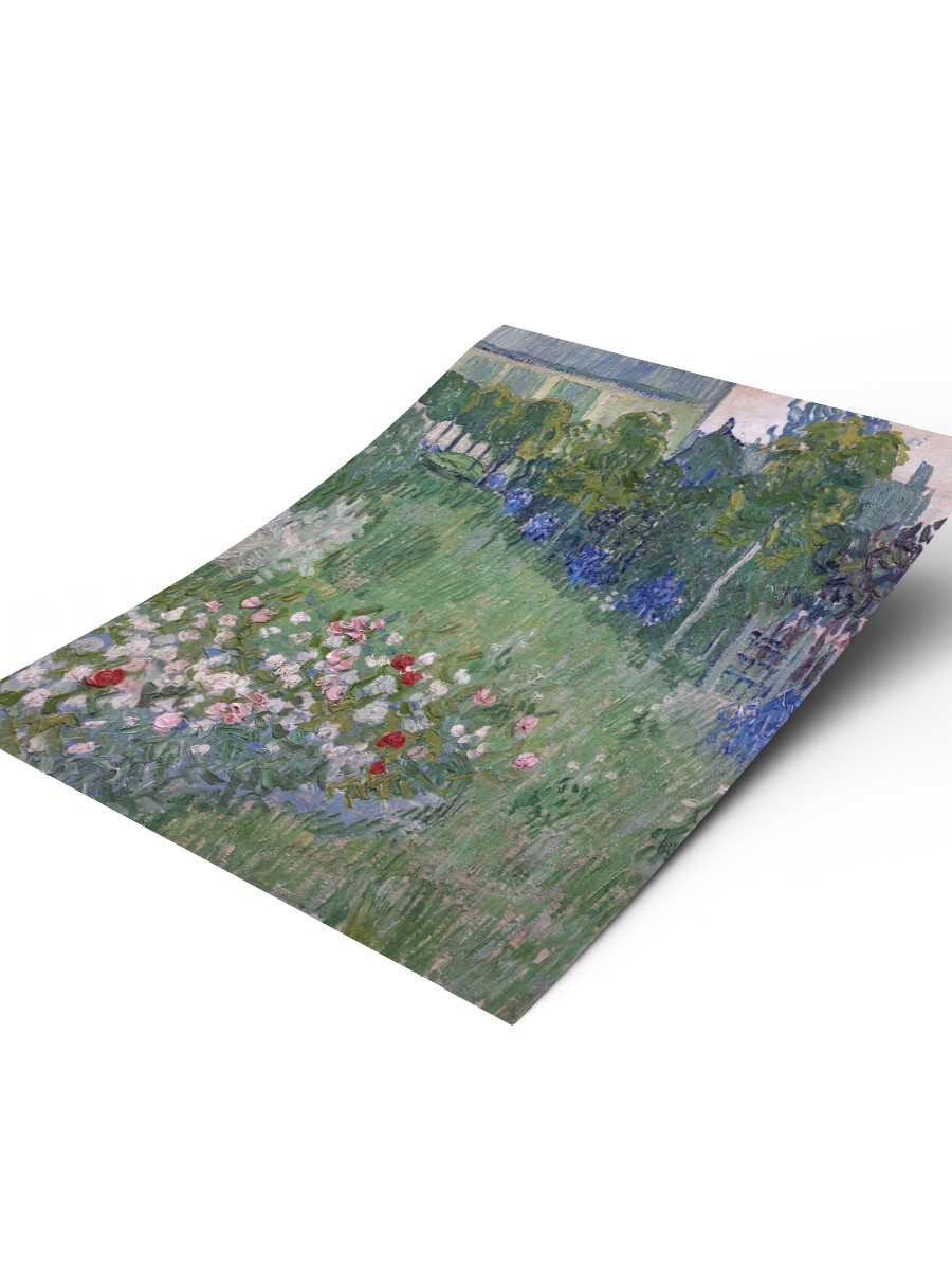 Van Gogh Daubigny Garden Tablo Sanatsal Ünlü Ressam Poster Çerçevesiz Yüksek Kalite Poster