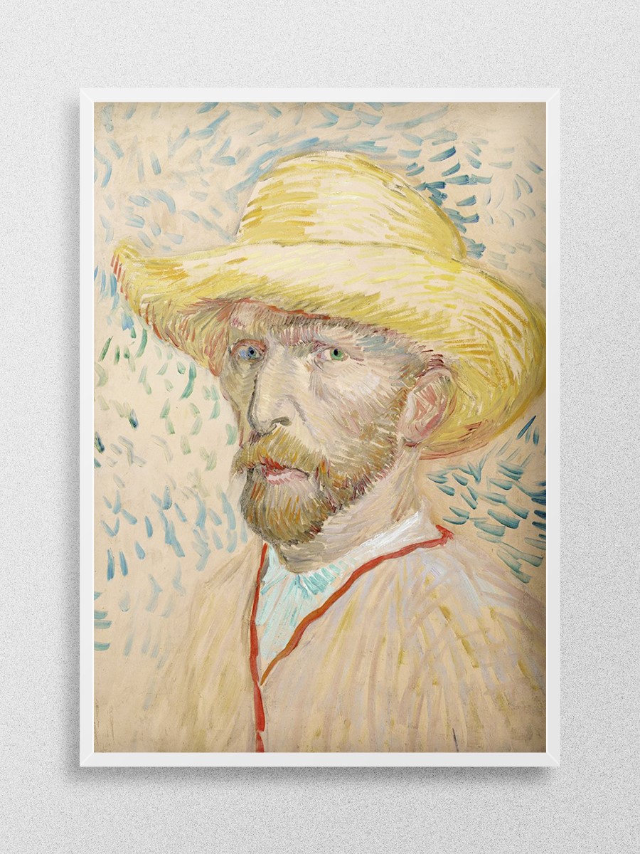 Van Gogh Self Portrait Tablo Sanatsal Ünlü Ressam Poster Çerçevesiz Yüksek Kalite Poster