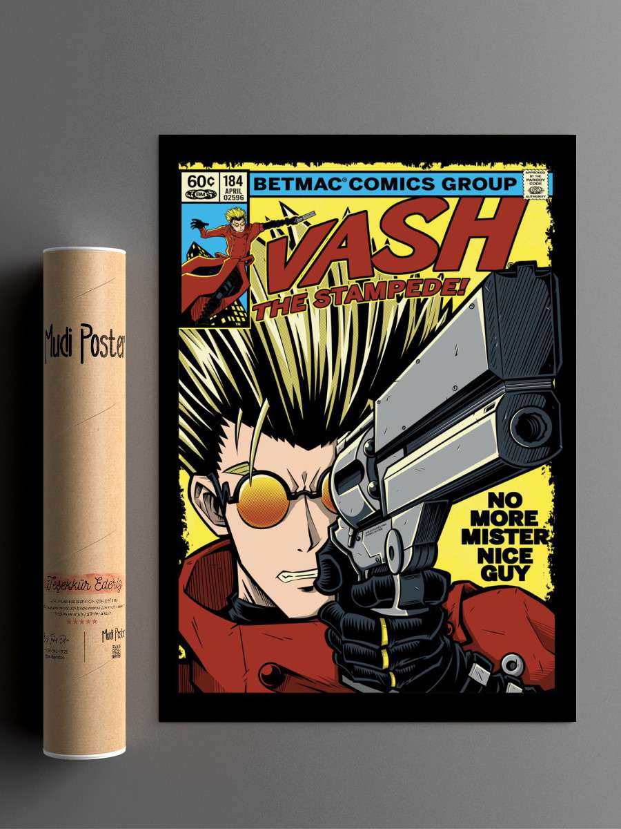 VASH Anime Poster Çerçevesiz Yüksek Kalite Anime Duvar Poster