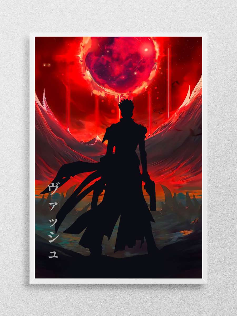 Vash The Stampede Trigun Anime Poster Çerçevesiz Yüksek Kalite Anime Duvar Poster