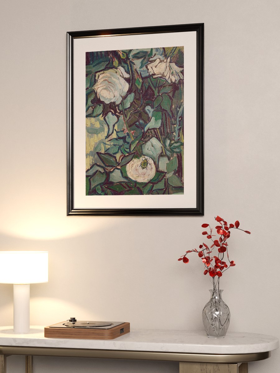 Vincent van Gogh Roses Tablo Sanatsal Ünlü Ressam Poster Çerçevesiz Yüksek Kalite Poster