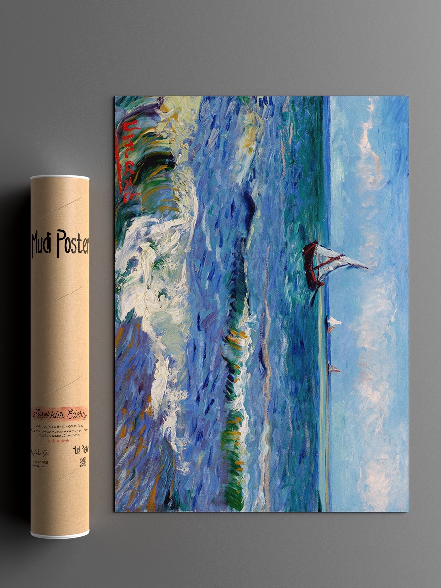 Vincent van Gogh Seascape Tablo Sanatsal Ünlü Ressam Poster Çerçevesiz Yüksek Kalite Poster