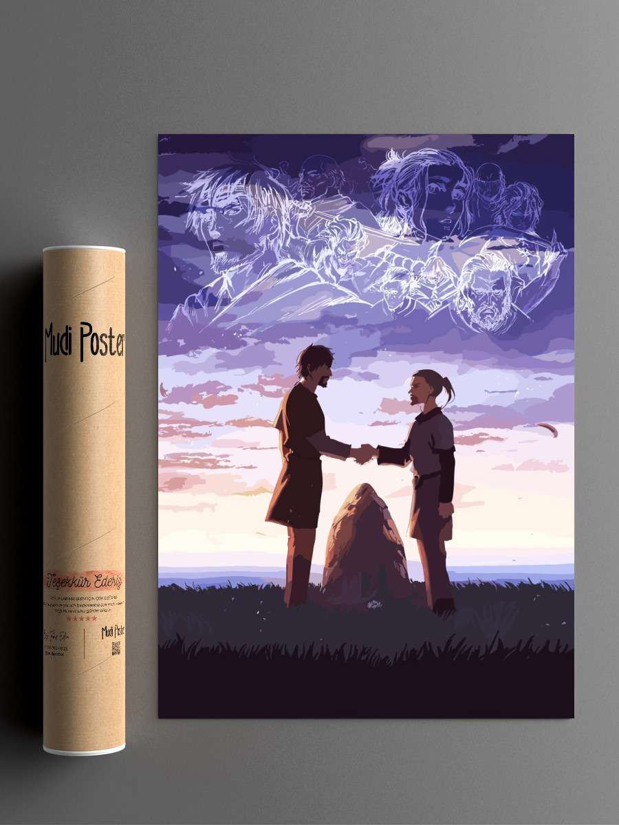 vinland Saga Anime Art Anime Poster Çerçevesiz Yüksek Kalite Anime Duvar Poster