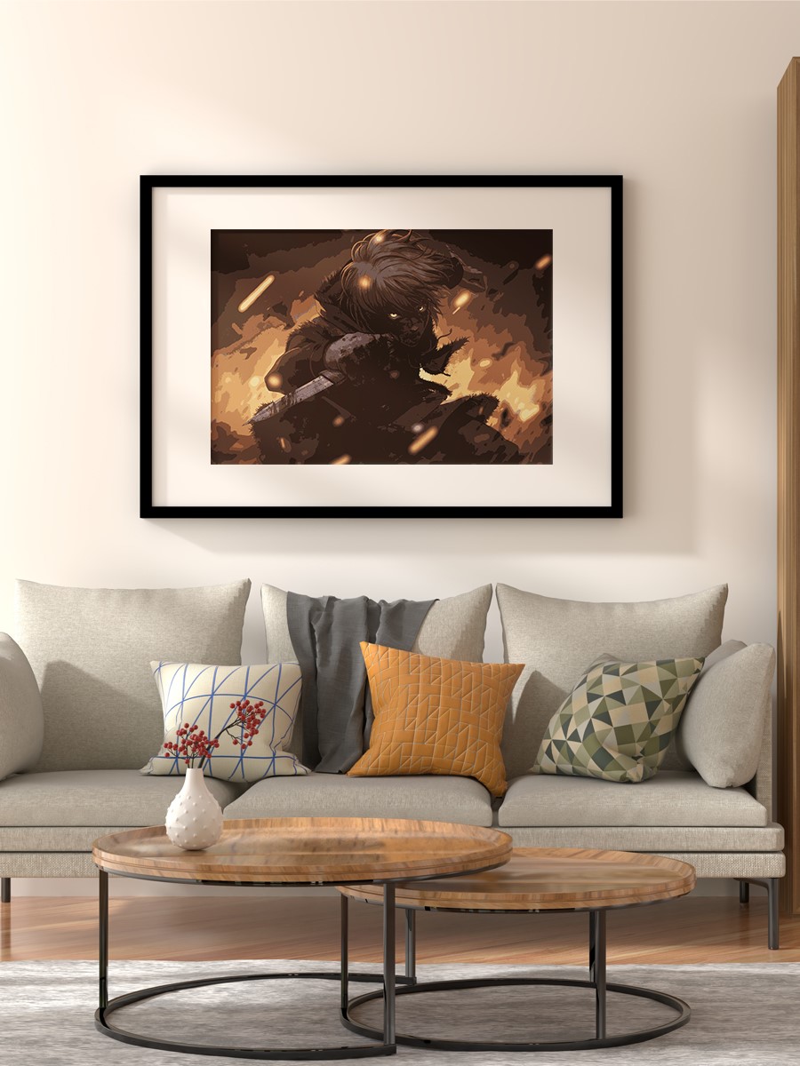 Vinland Saga Anime Poster Çerçevesiz Yüksek Kalite Anime Duvar Poster