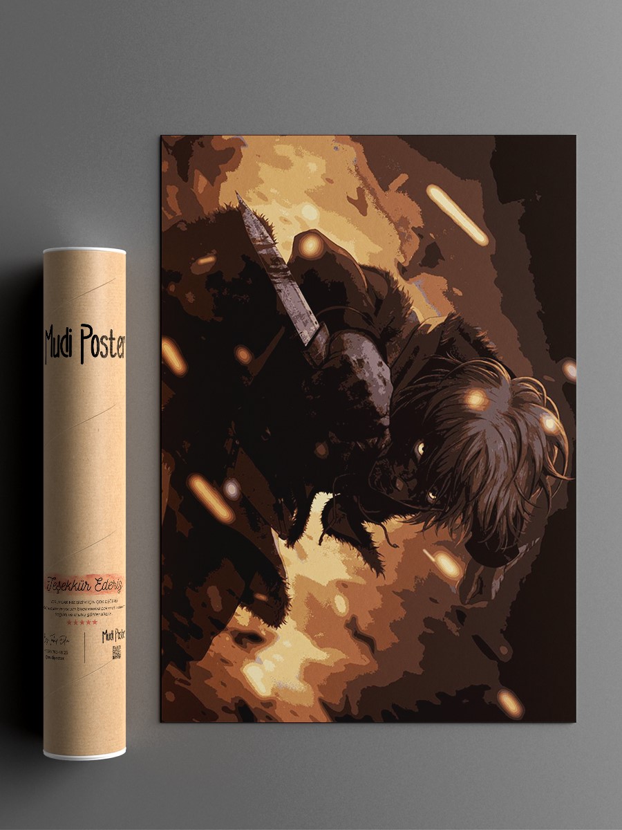 Vinland Saga Anime Poster Çerçevesiz Yüksek Kalite Anime Duvar Poster