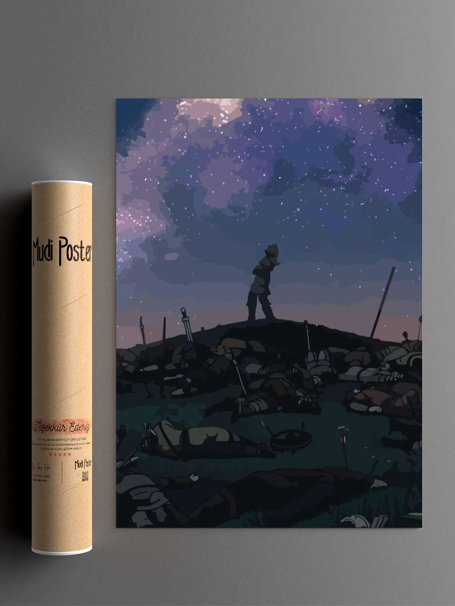 Vinland Saga Anime Poster Çerçevesiz Yüksek Kalite Anime Duvar Poster