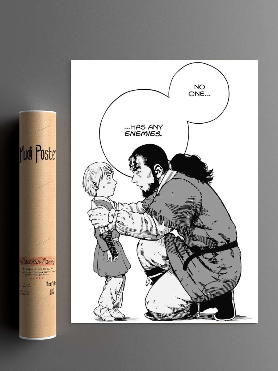 Vinland Saga Anime Poster Çerçevesiz Yüksek Kalite Anime Duvar Poster