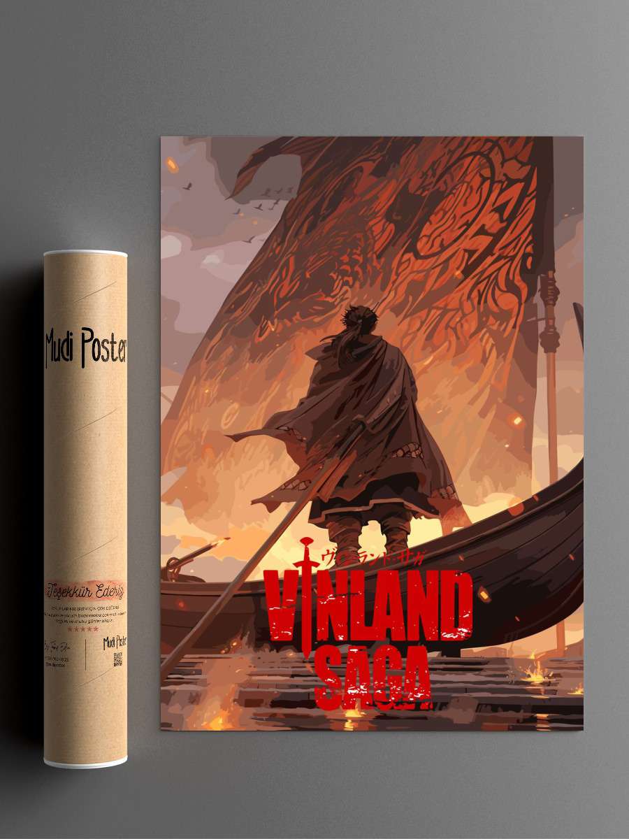 vinland saga Anime Poster Çerçevesiz Yüksek Kalite Anime Duvar Poster