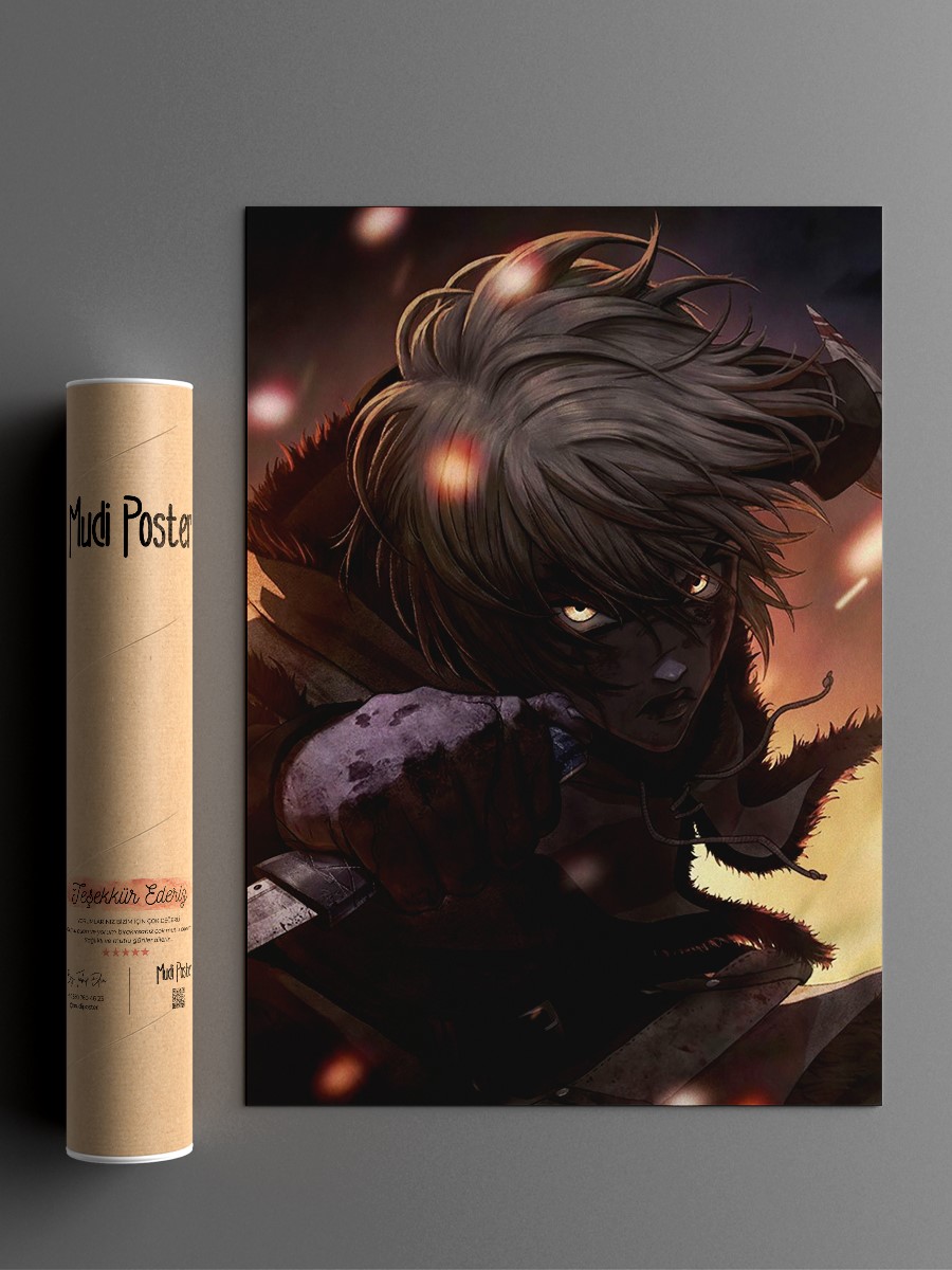Vinland Saga Anime Poster Çerçevesiz Yüksek Kalite Anime Duvar Poster
