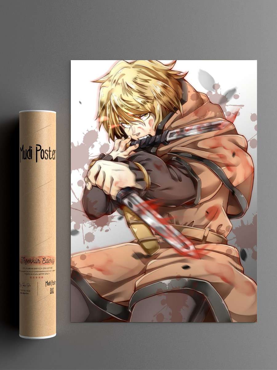 vinland saga Anime Poster Çerçevesiz Yüksek Kalite Anime Duvar Poster