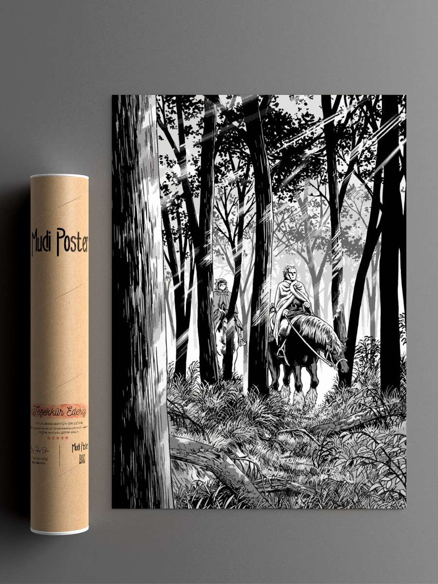 Vinland Saga Anime Poster Çerçevesiz Yüksek Kalite Anime Duvar Poster