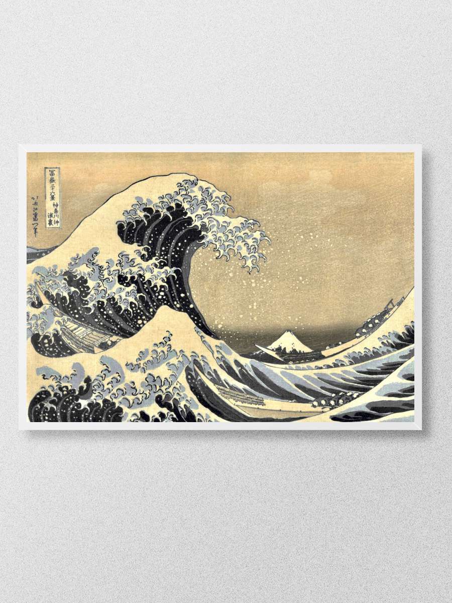 Vintage Wave of kanagawa Anime Poster Çerçevesiz Yüksek Kalite Anime Duvar Poster