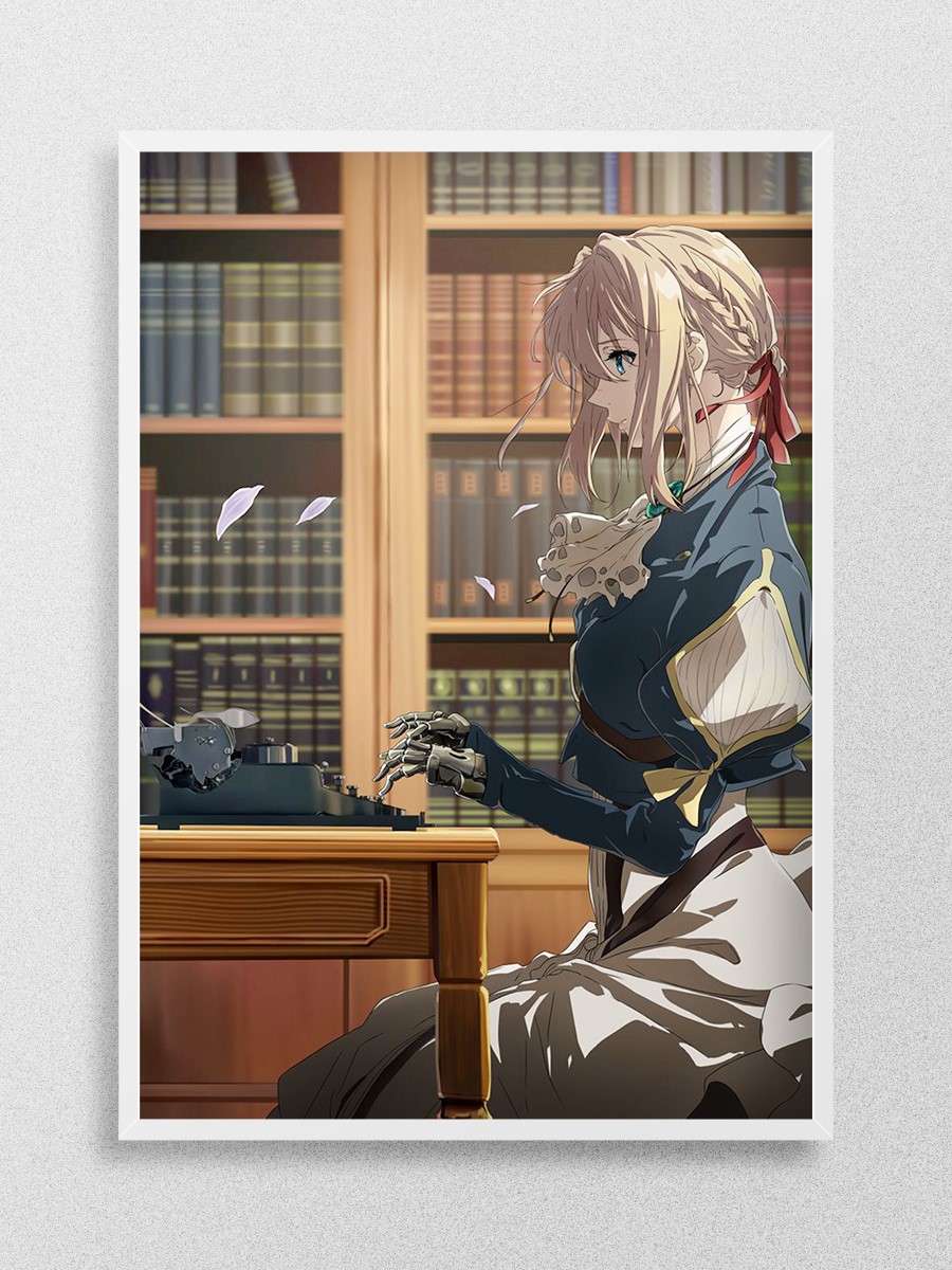 Violet Evergarden Anime Poster Çerçevesiz Yüksek Kalite Anime Duvar Poster