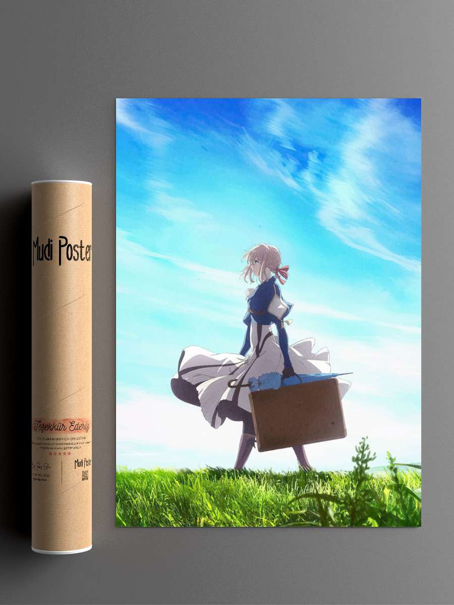 Violet Evergarden Anime Poster Çerçevesiz Yüksek Kalite Anime Duvar Poster
