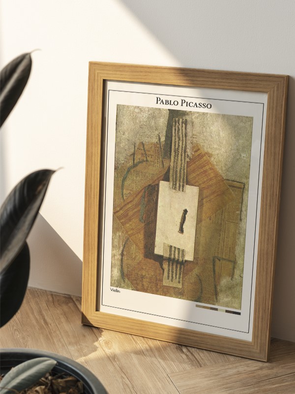 Pablo Picasso Violin Poster