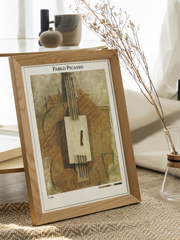 Pablo Picasso Violin Poster