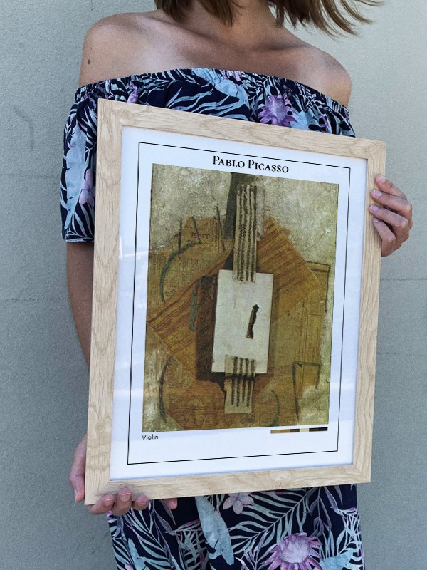 Pablo Picasso Violin Poster