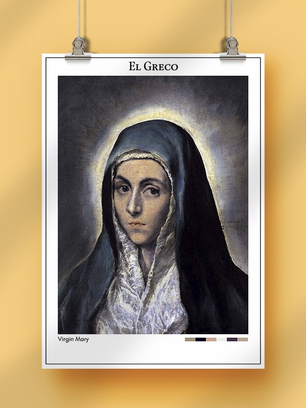 El Greco Virgin Mary Poster
