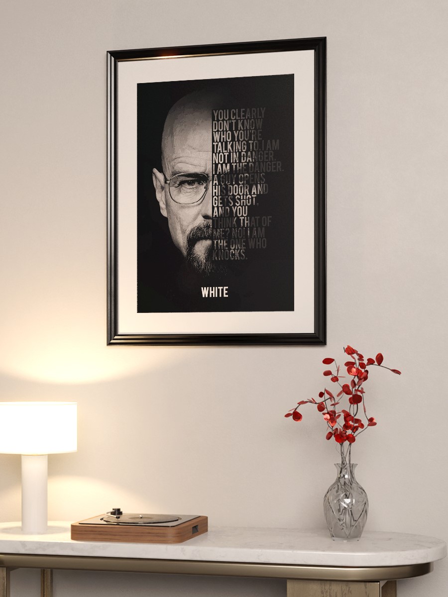 Walter White Breaking Bad Poster, Çerçevesiz Tv Film Poster