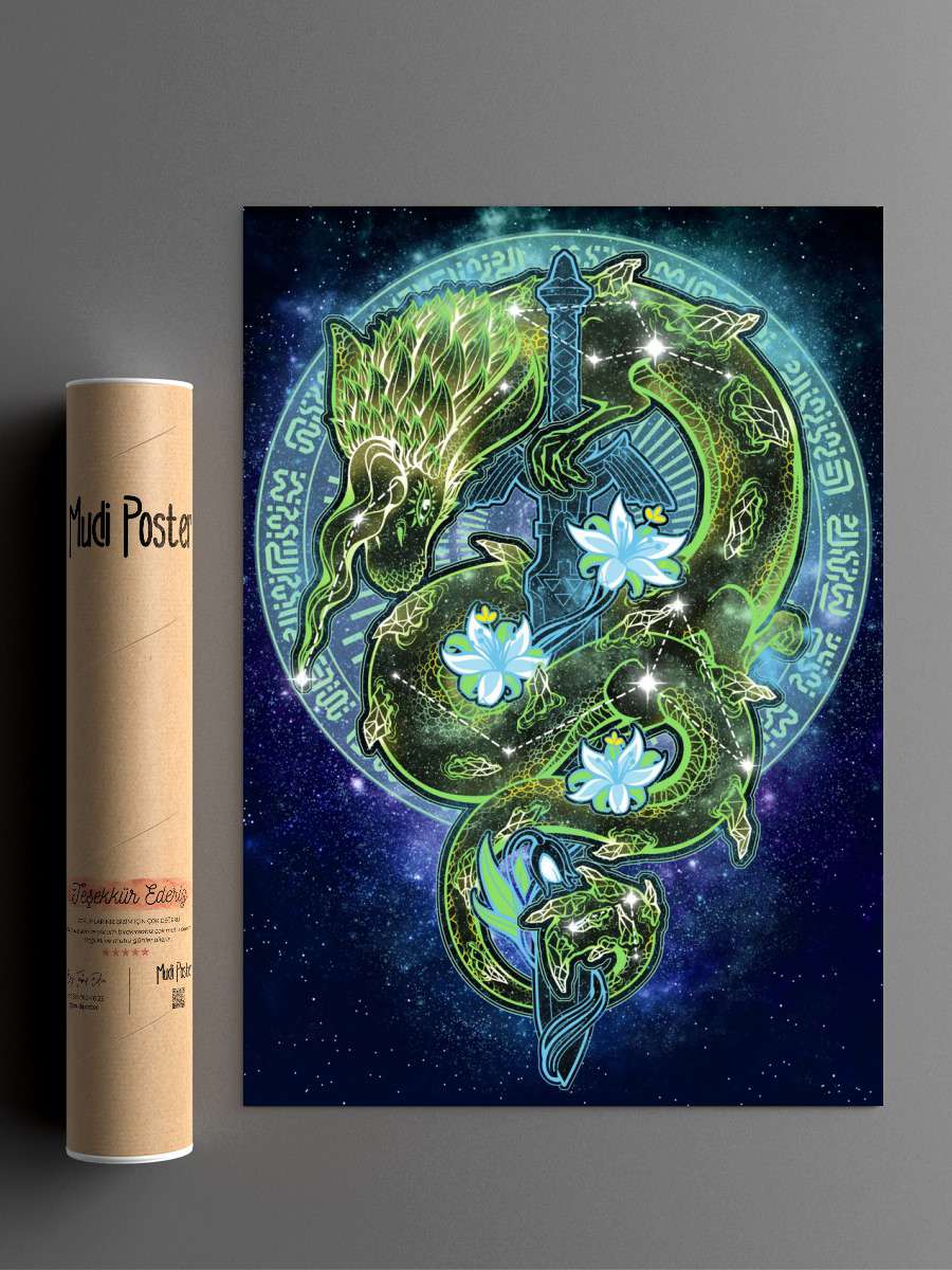 Wild Starry Sky Anime Poster Çerçevesiz Yüksek Kalite Anime Duvar Poster