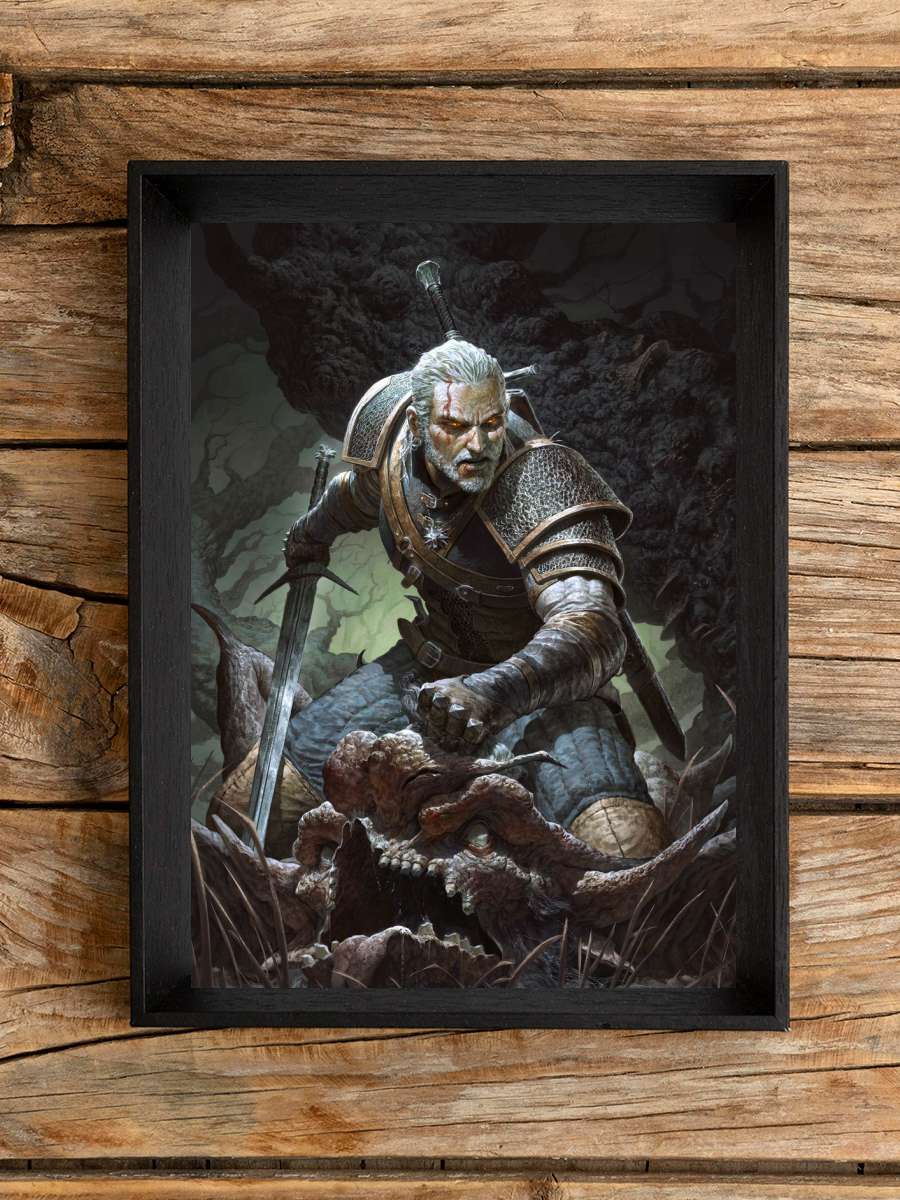 Witcher on the Hunt Anime Poster Çerçevesiz Yüksek Kalite Anime Duvar Poster