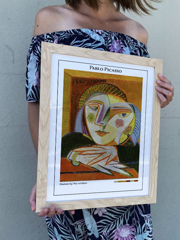 Pablo Picasso Woman by the window Poster
