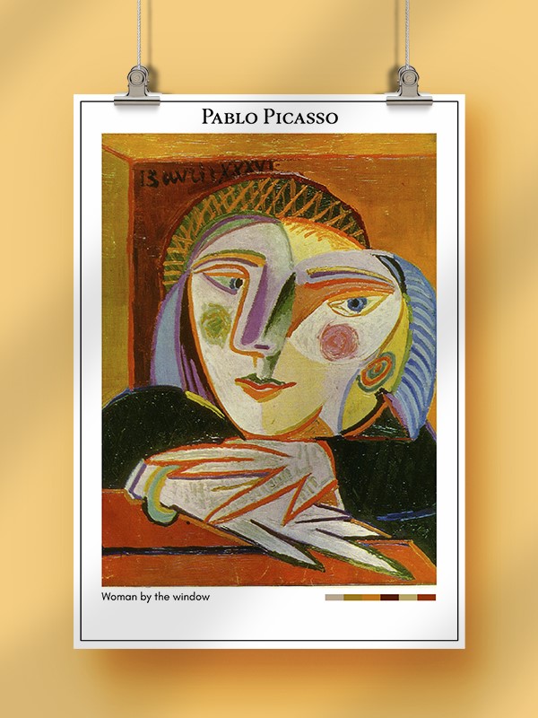 Pablo Picasso Woman by the window Poster