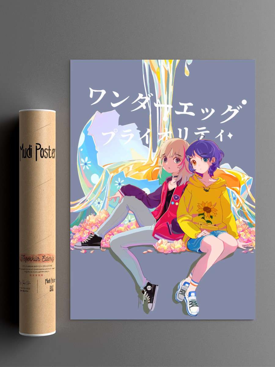 Wonder Egg Priority Anime Poster Çerçevesiz Yüksek Kalite Anime Duvar Poster