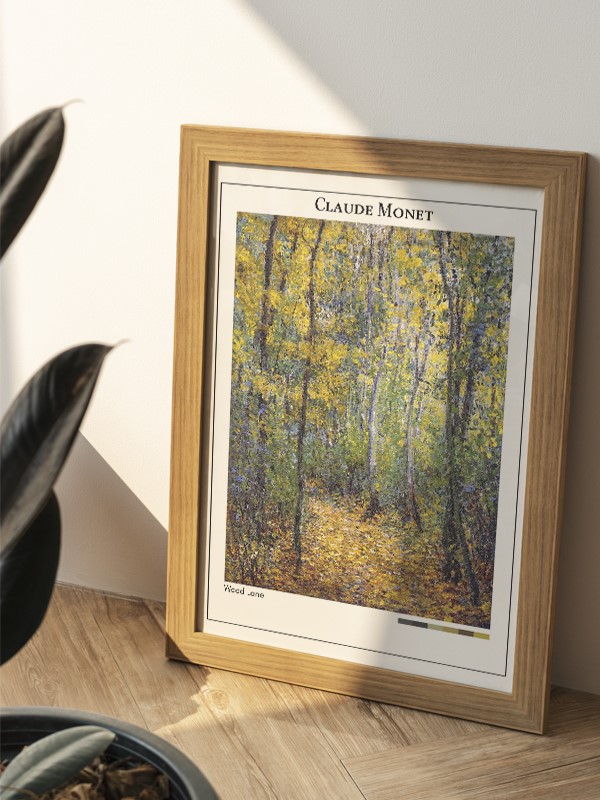Claude Monet Wood Lane Poster