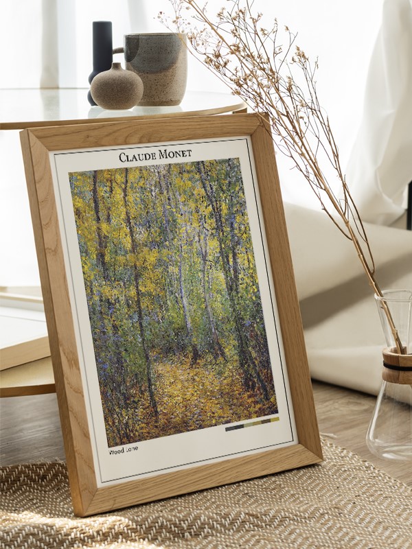 Claude Monet Wood Lane Poster