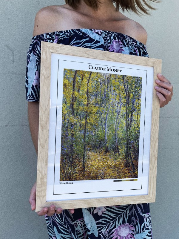 Claude Monet Wood Lane Poster